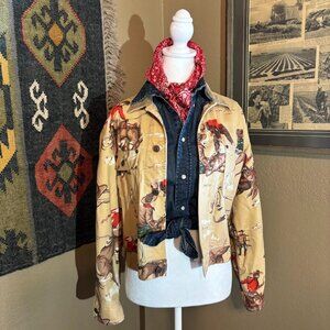 Iconic Vintage Ralph Lauren Cropped Rodeo Western Jacket Size Medium